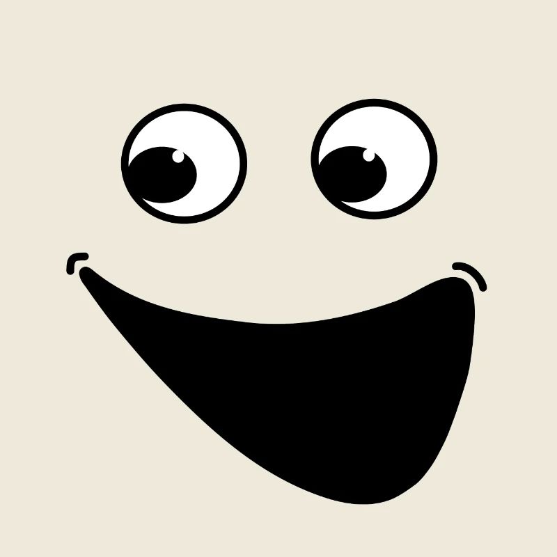 Happy Face Smile Cartoon Positive Laughter
