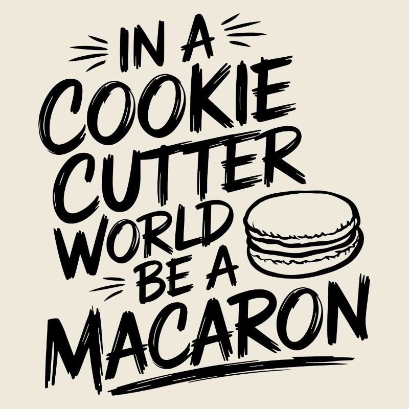 Sei wie ein bunter Macaron