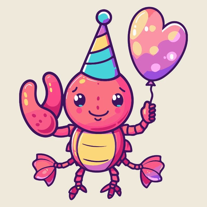Homard Crabe Anniversaire Bébé