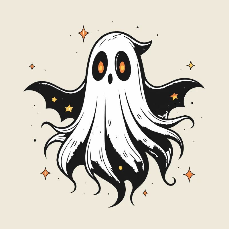 Ghost Monster Floating Night