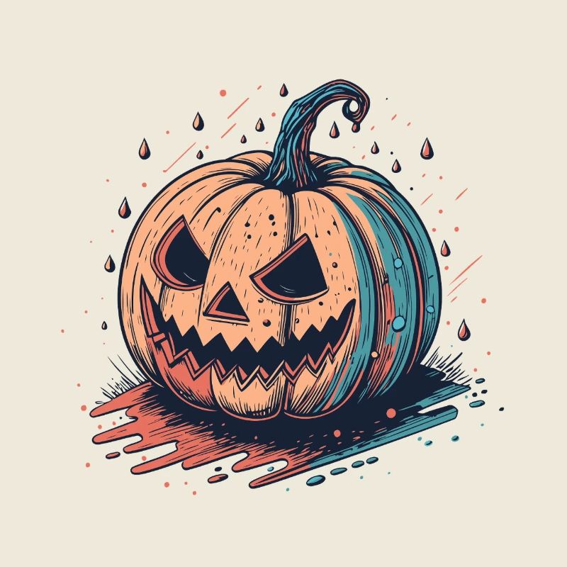 Kürbis Neon Halloween JackoLantern