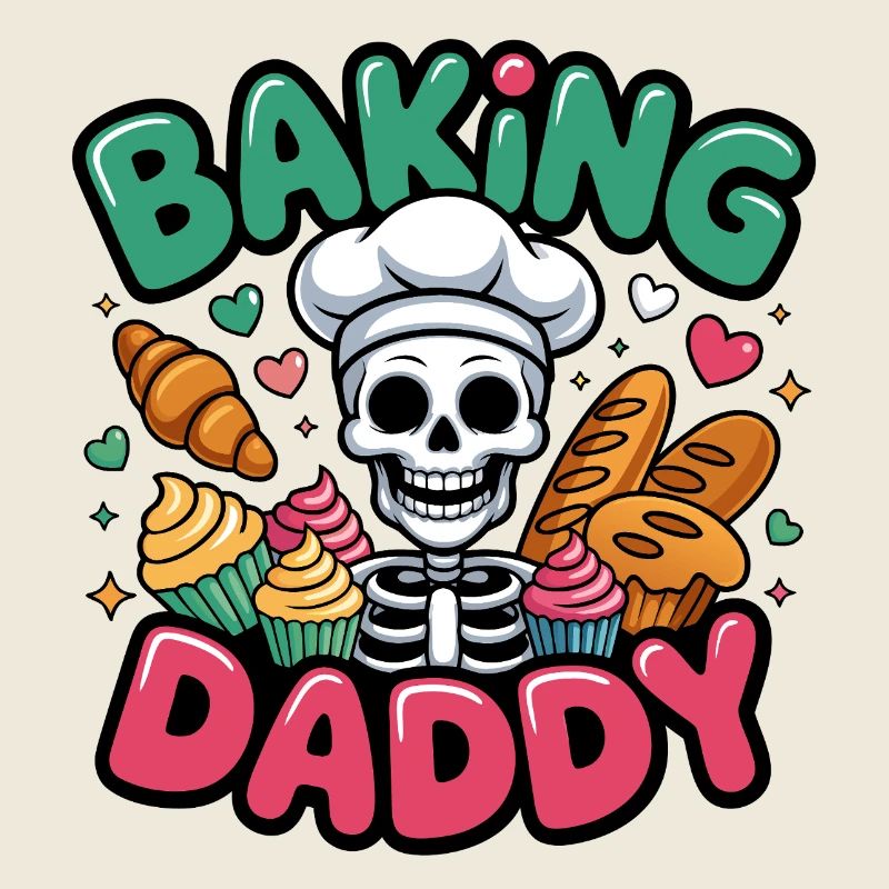 Baking Daddy Skull Cook