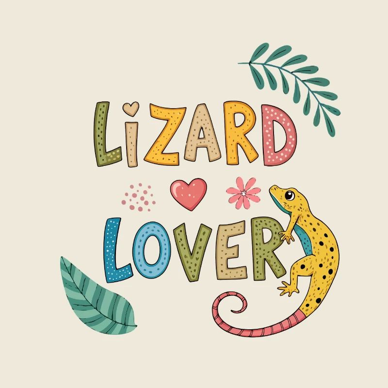 Lizard Lover — Tropische Farben