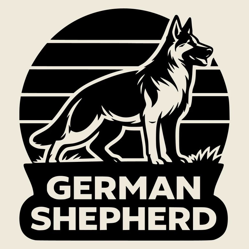 Deutscher Schäferhund Silhouette