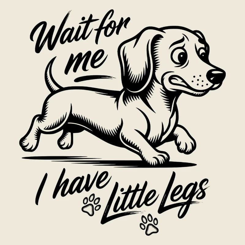 Attends-moi, j’ai de petites jambes - Dackel teckel