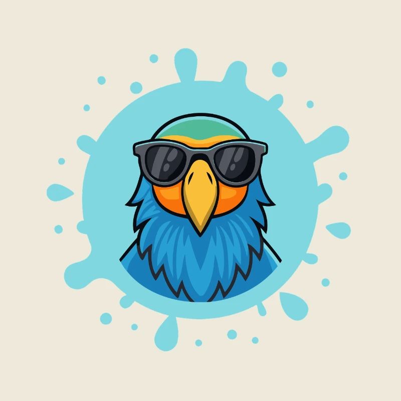 Blue Parrot Solarbrille