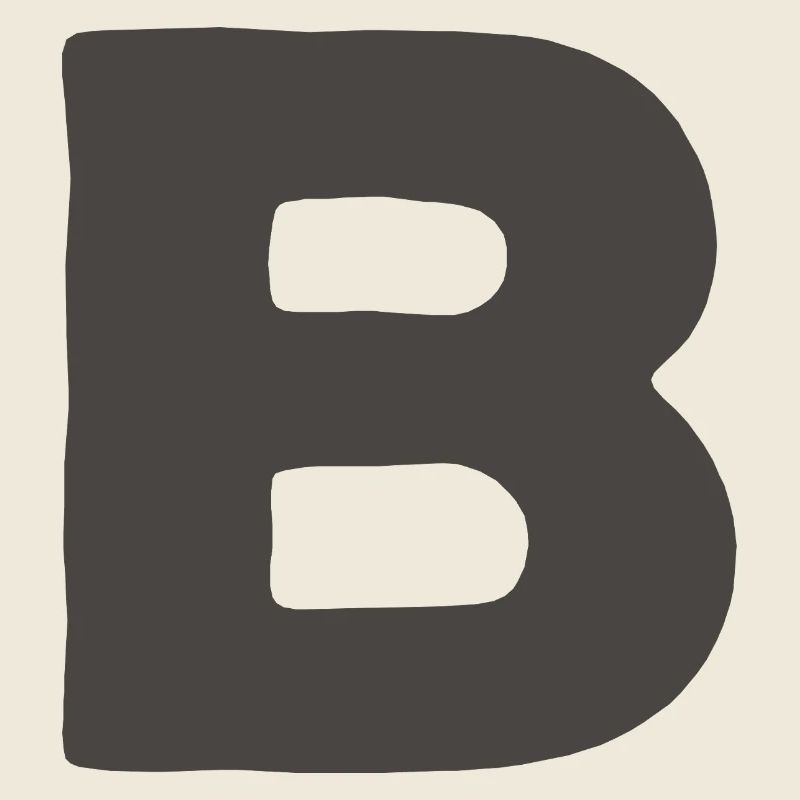 Minimal Letter A Bold Monogram Typographie