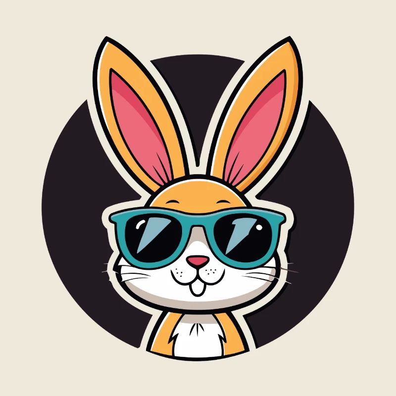 Solarbunny mit blauer Brille