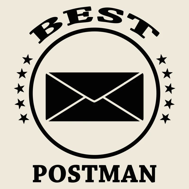 World's Best Postman Poststamp