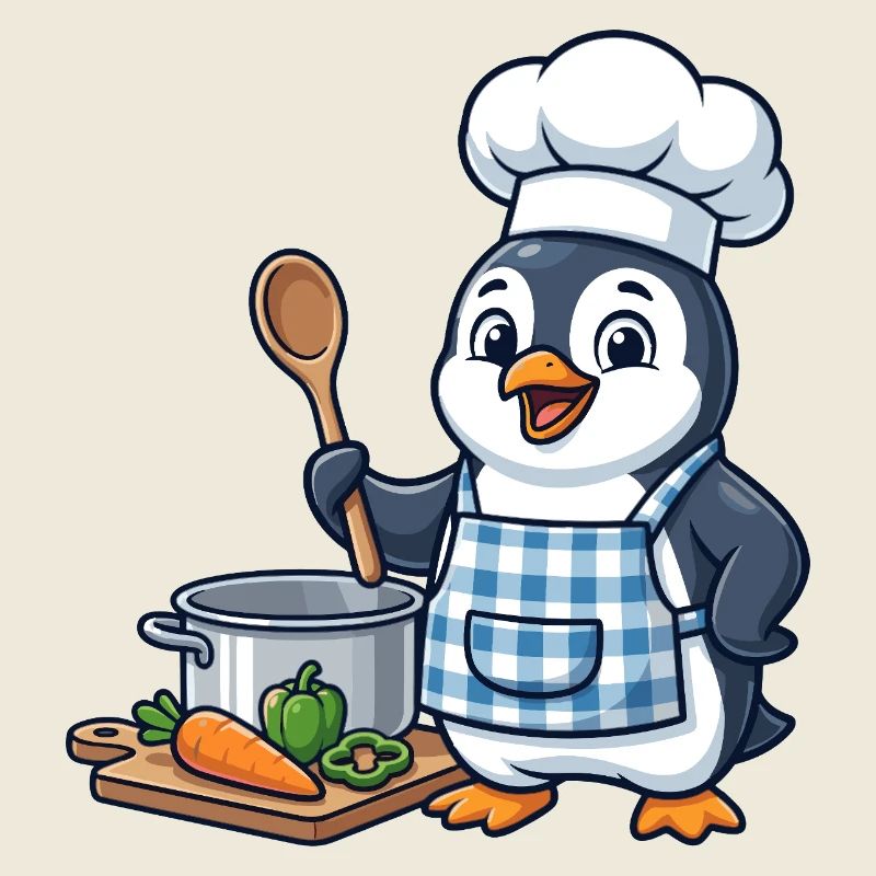 Cuisson des légumes de Penguin Chef