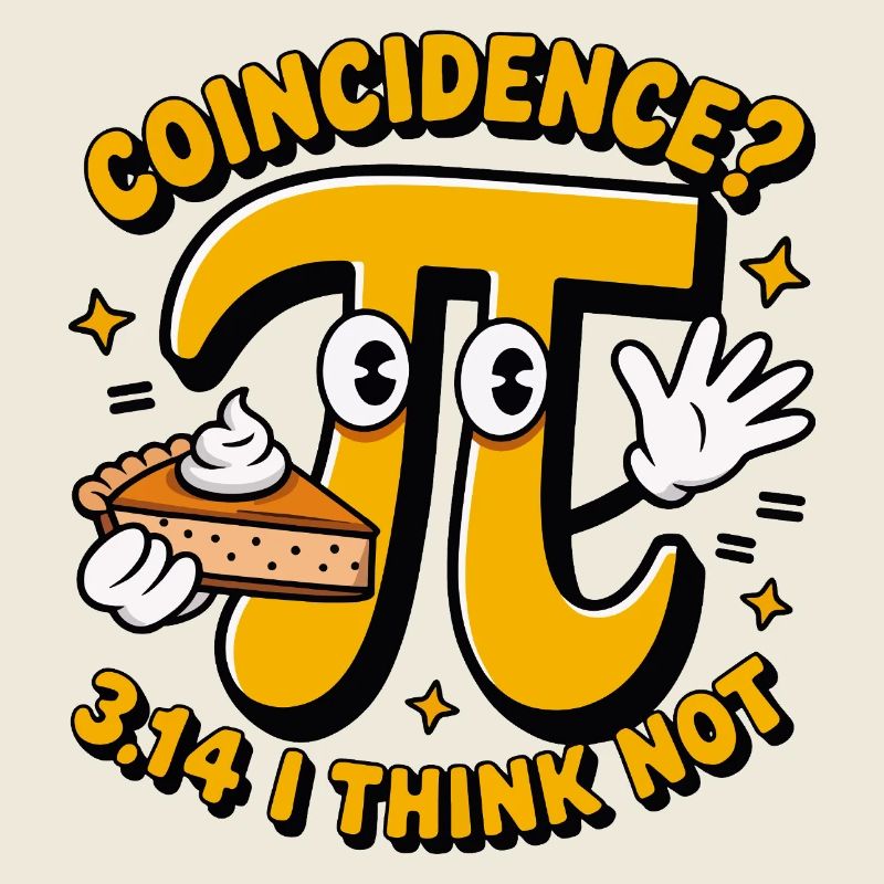 Pi Day Coincidence 3.14 Math Cake Design