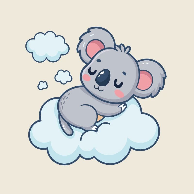 Nuage Koala Somnolent