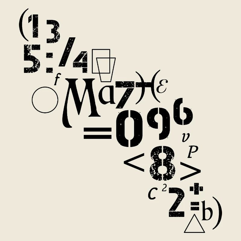 Mathe Mathematiker Analyst Zahlen Symbole 