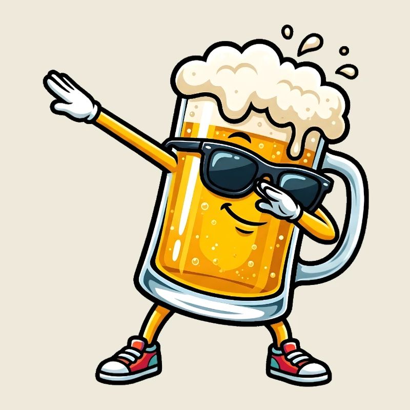 Tamponner la chope de bière