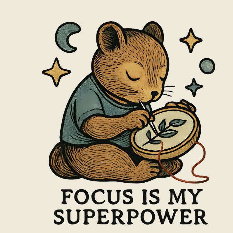 Focus: Superpower Bear Embroidery