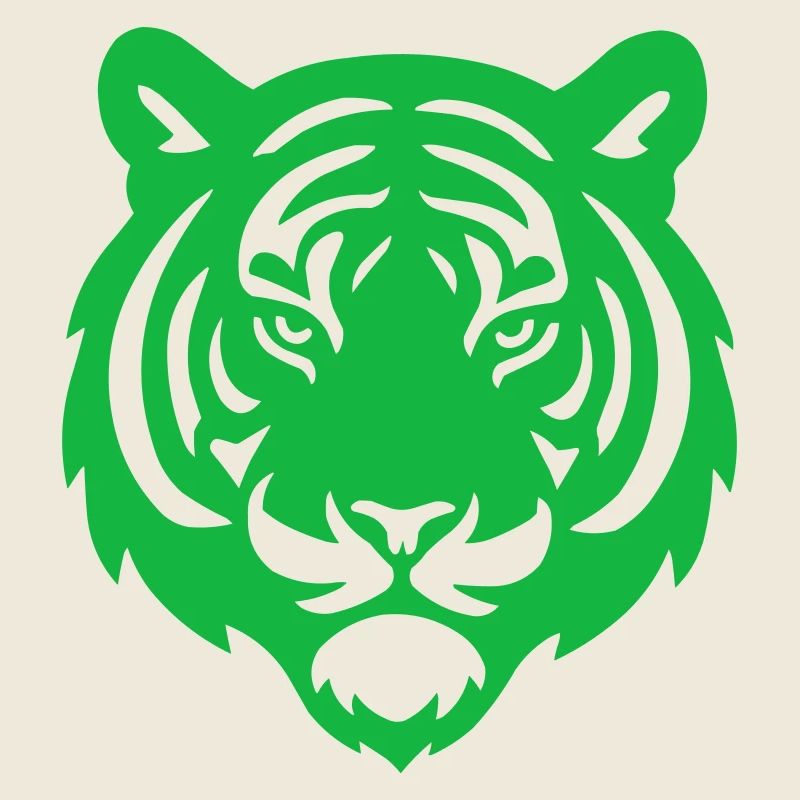 Déclaration vintage de Tiger Head