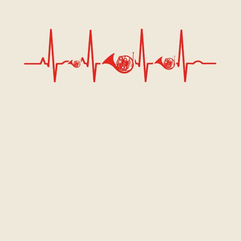 Herzschlag herz ekg evolution human horn waldhorn