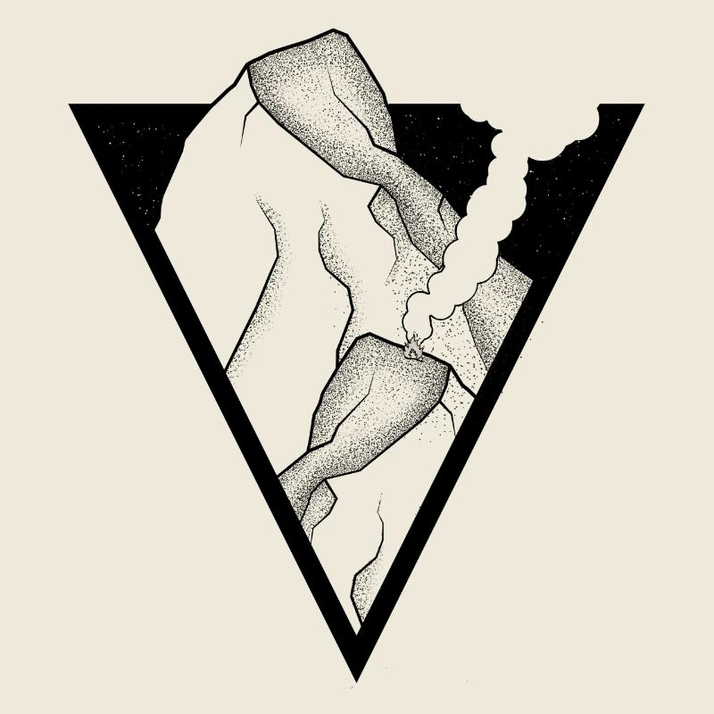 Conception de triangle de montagne