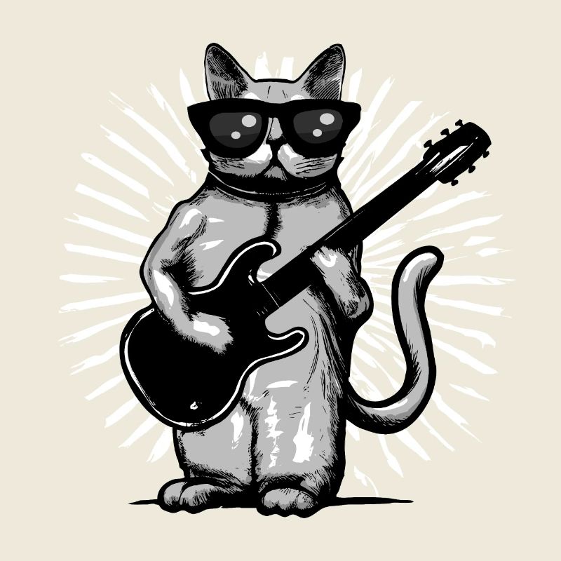 Chat Guitariste