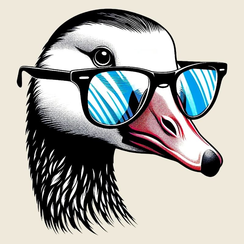Goose with Glasses