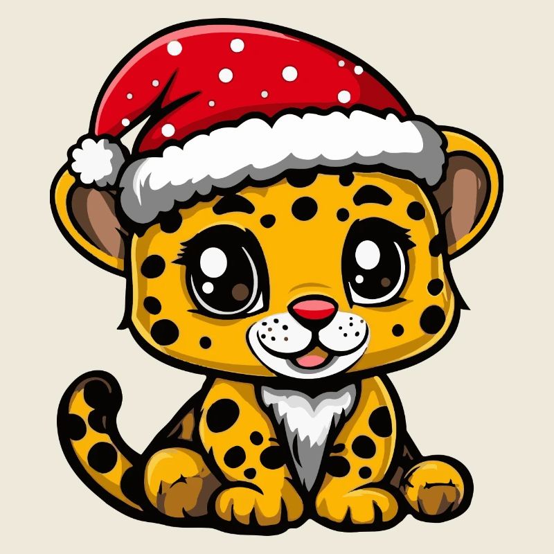 Leopard Weihnachten