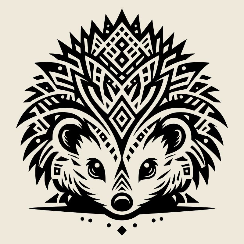 Hérisson tribal