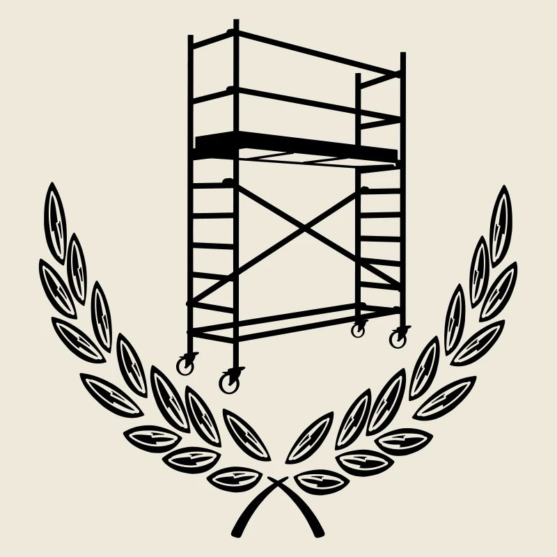 Échafaudage en couronne de laurier – design épuré