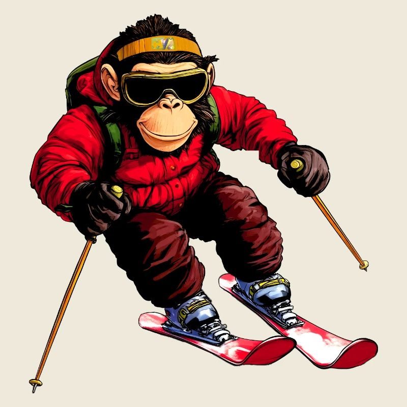 Ski Affe