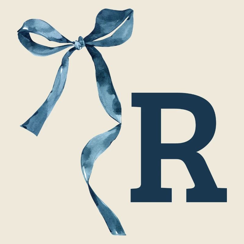 Monogramm r Geschenkidee