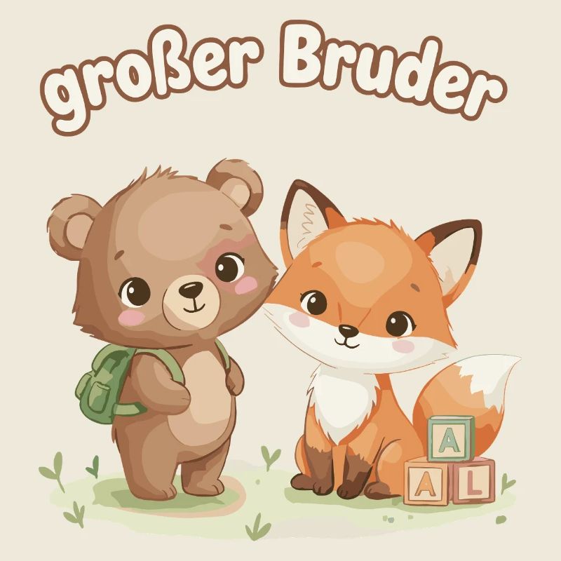 Big Brother Bear and Fox