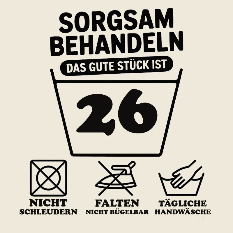 26 Geburtstag – Sorgsam Behandeln 
