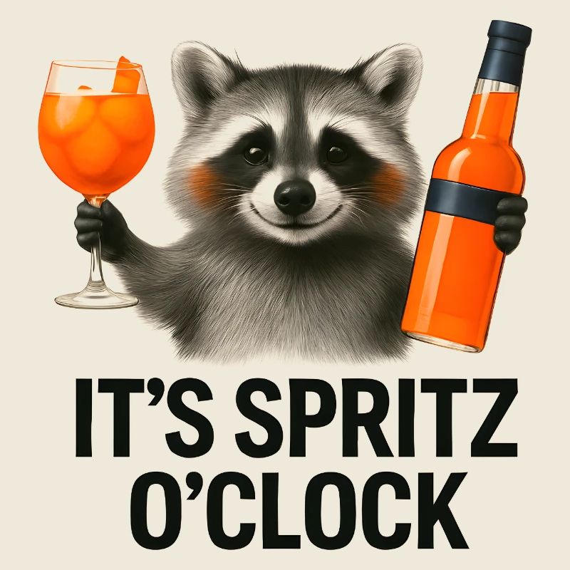 It's Spritz O'Clock Waschbär Party Geschenkidee