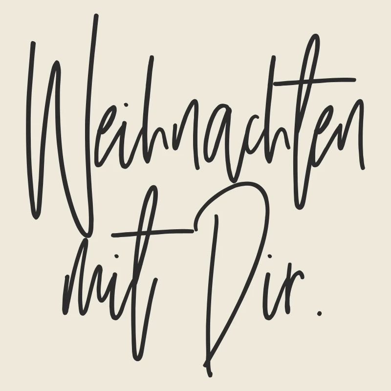 Weihnachten mit Dir Handschrift