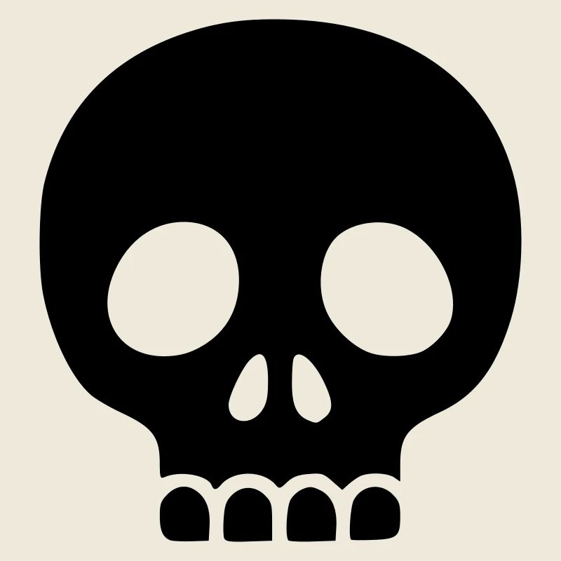 Skull Vector | Minimalist Skull Icon