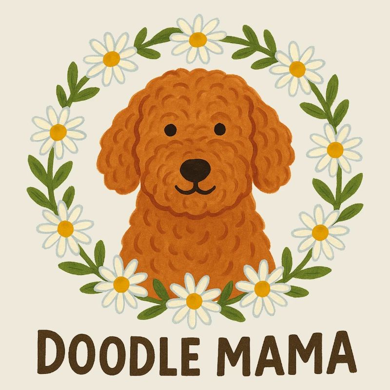 Doodle Dog Daisy Frame