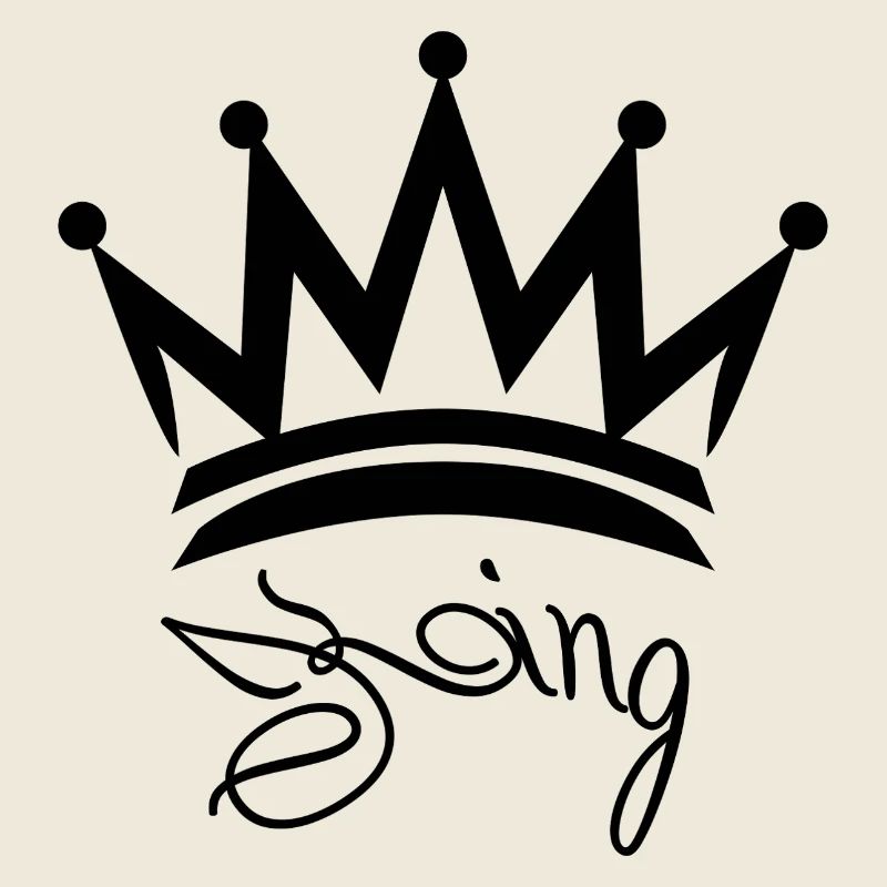 King Valentinstag, Hochzeitstag oder Paar Design