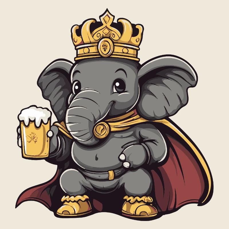 Elefant Bier König
