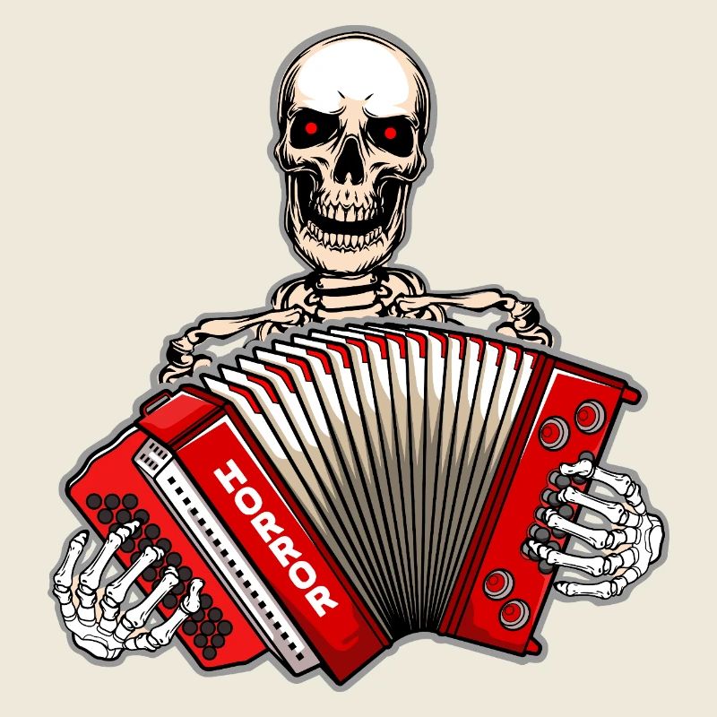 Styrian Harmonica Skeleton