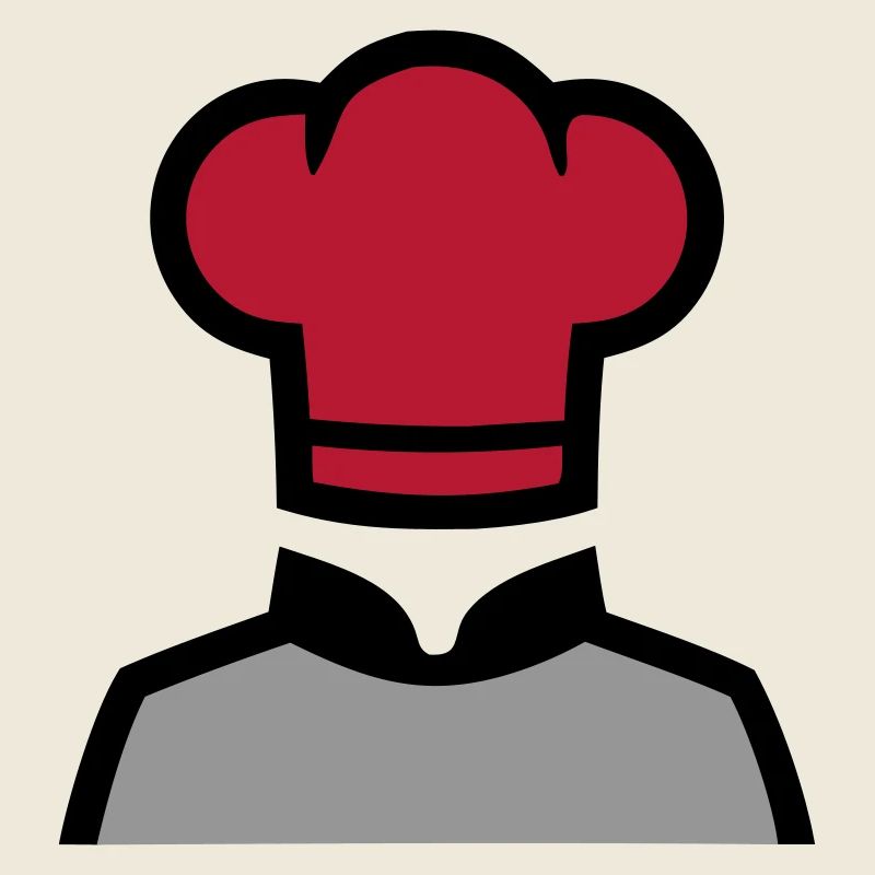 Veste du chef Bonnet du chef Logo du restaurant Chef