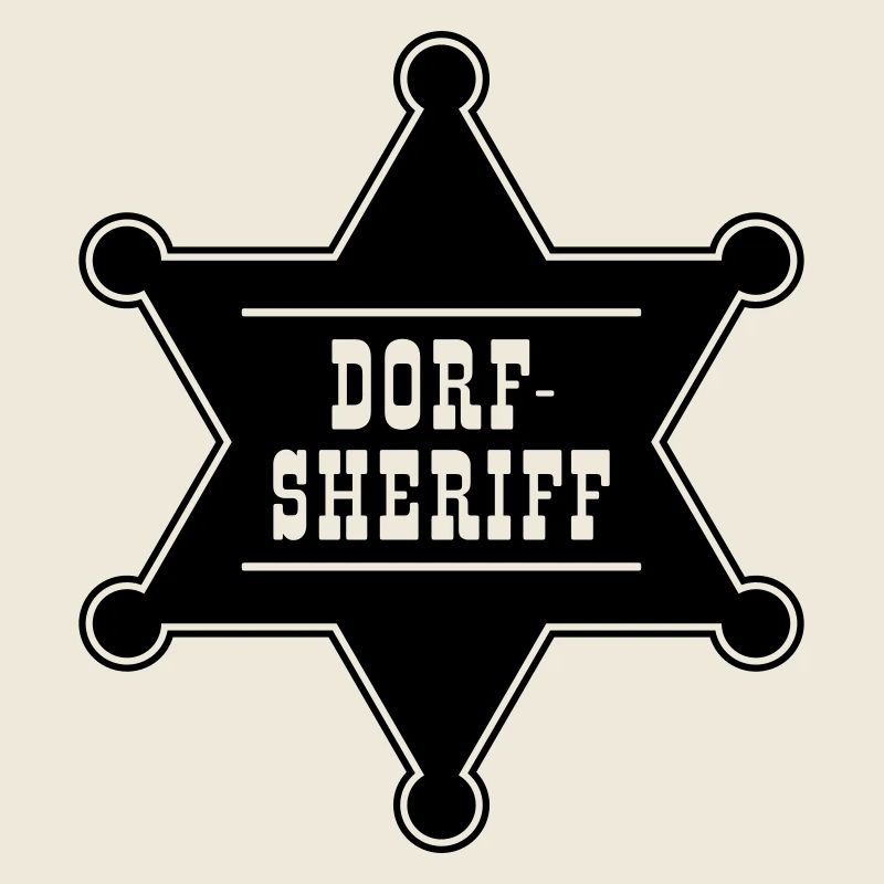 Dorf-Sheriff-Stern