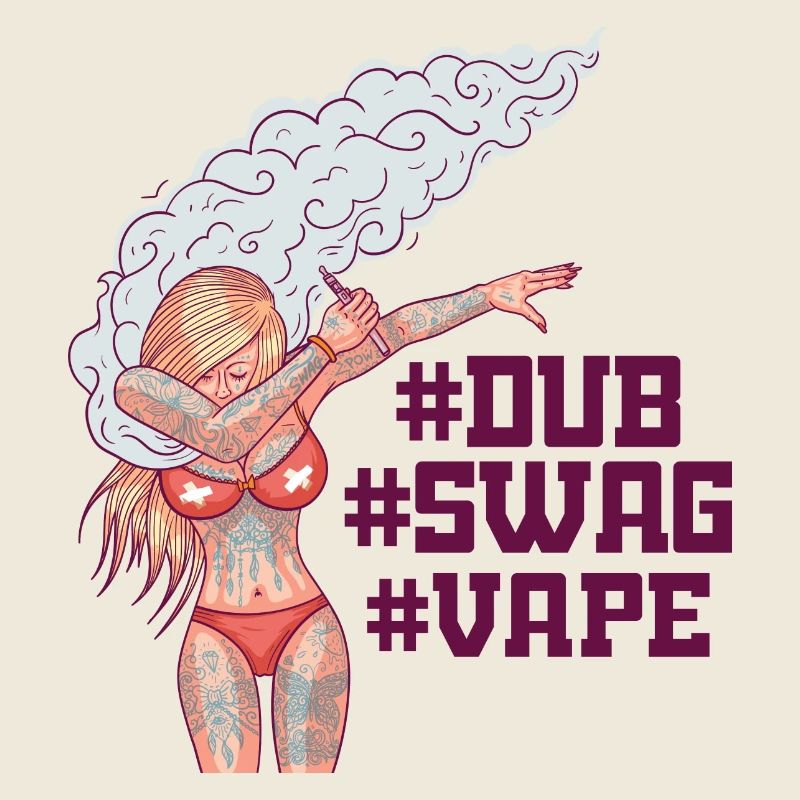 Vape - Mädchen macht den DUBmove