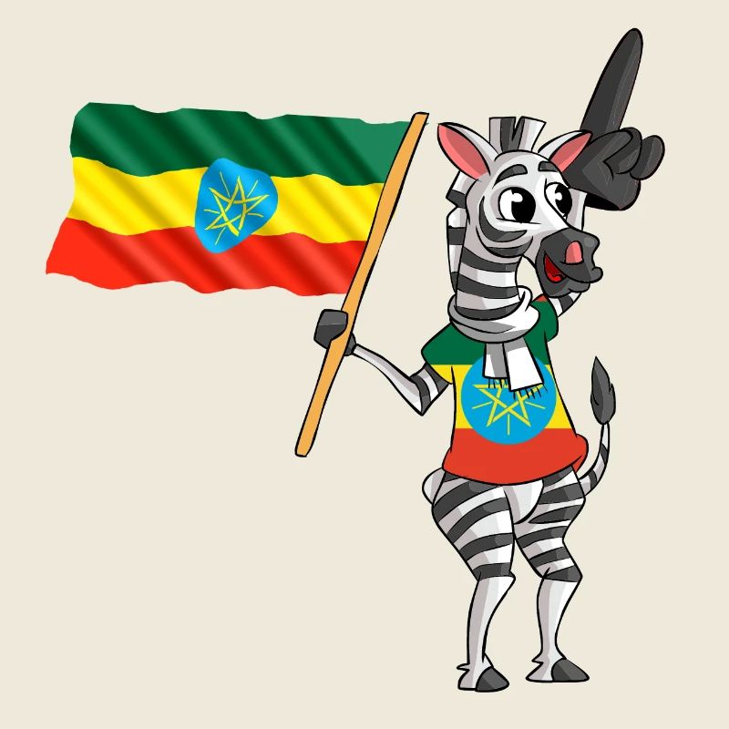 Ethiopiens Zebra