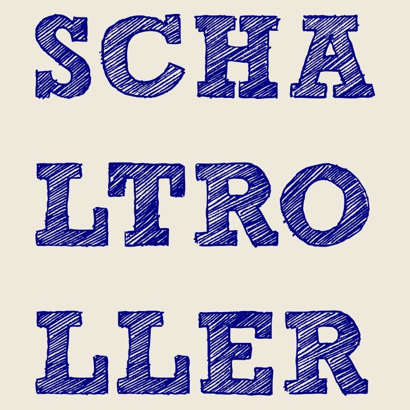 Schaltroller Schritzug schraffiert