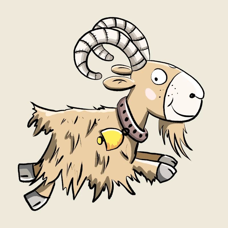 Erratic Goat I Aries I Goat Gift