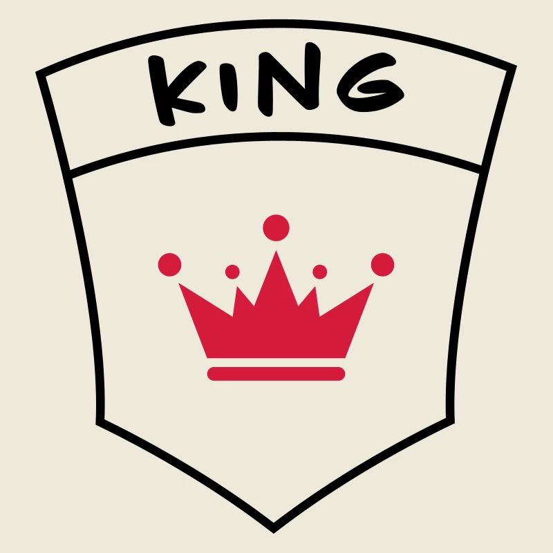 King sur poche de poitrine