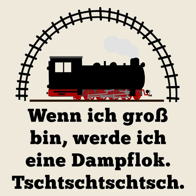 Dampflok Spruch Baby Junge Eltern