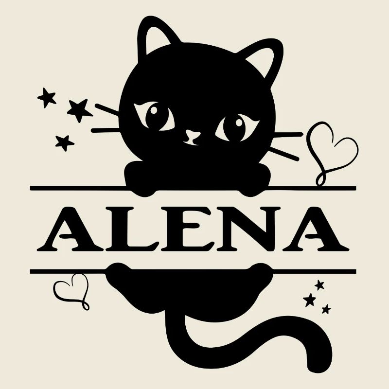 Katze Katze T-Shirt Alena T-Shirt Geschenkidee