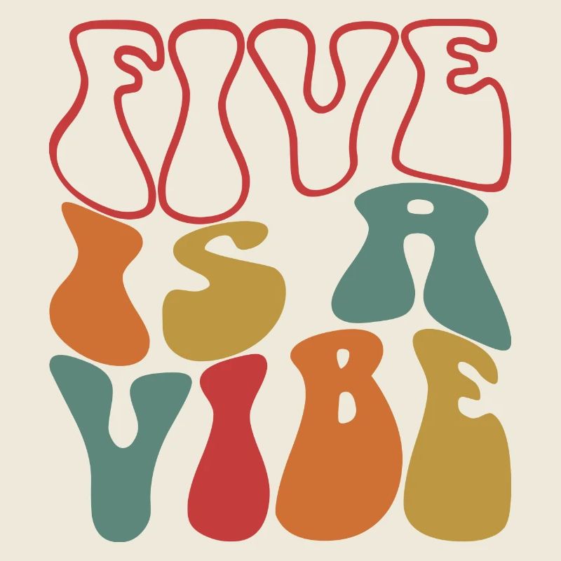 Five Is A Vibe, 5 ans, enfants de 5e anniversaire