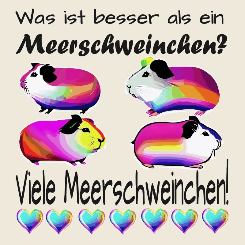 Besser als ein Meerschweinchen regenbogenfarben