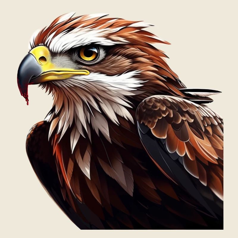 Powerful Eagle Head
